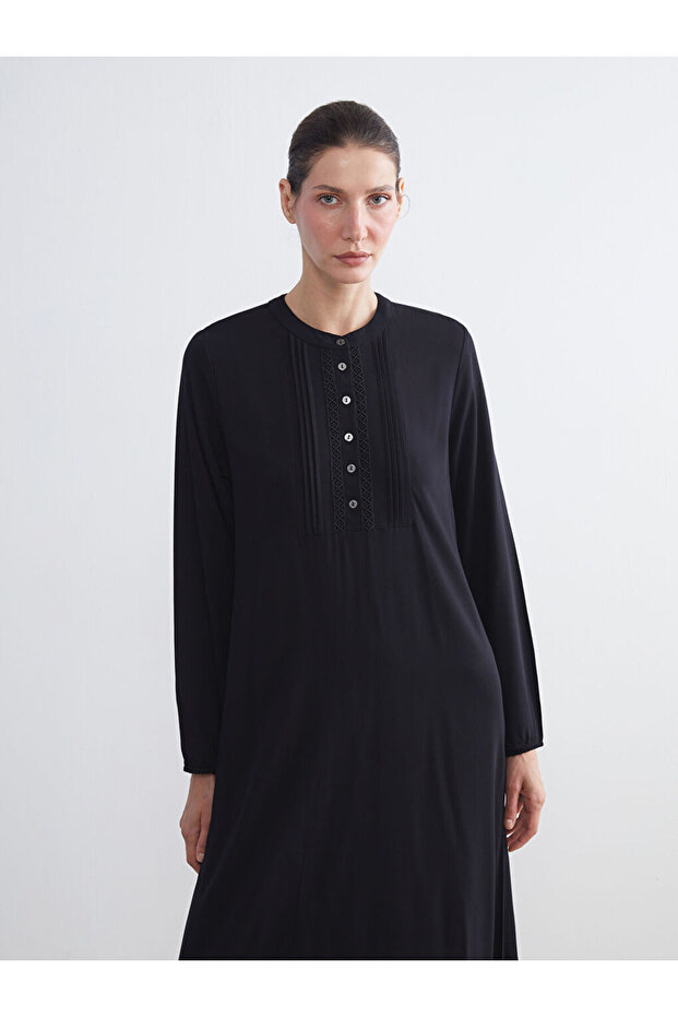 Shining Store'dan Işıltılı Seçimler | Bisiklet Yaka A Kesim Elbise - 5