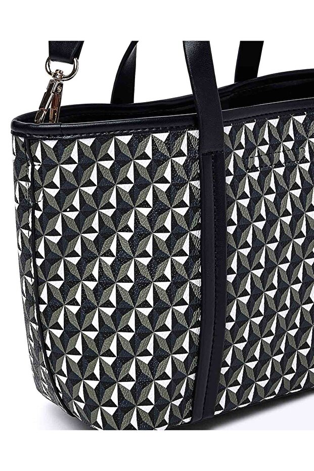 Patterned Tote Bag - 4