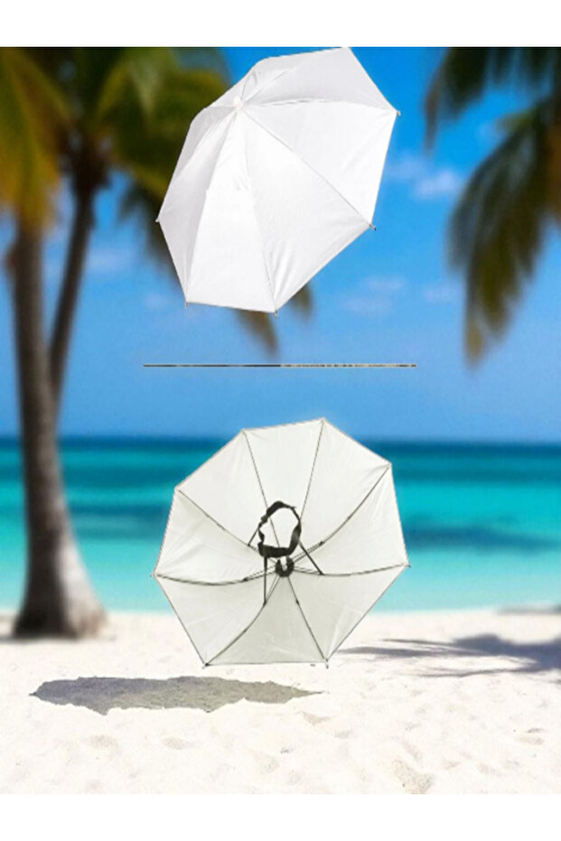 Kafa Şemsiyesi Beyaz - 1