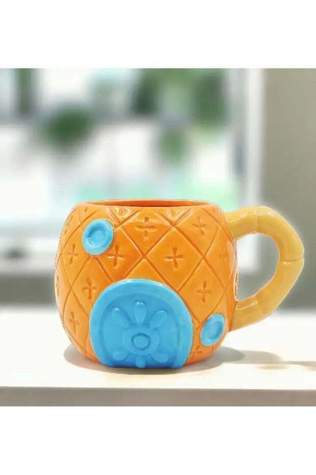 Sponge Bob House Design Ceramic Cup