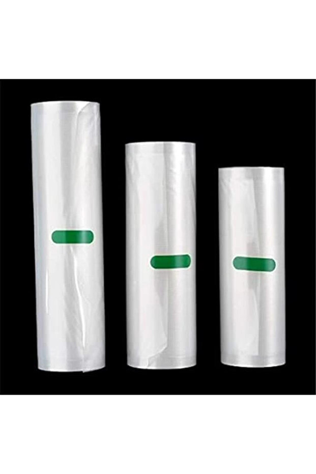 T.M.Q.G 10 Metre Tırtıklı Rulo Vakum Poşeti Torbası (SEÇENEKLİ) (20 cm) - 6