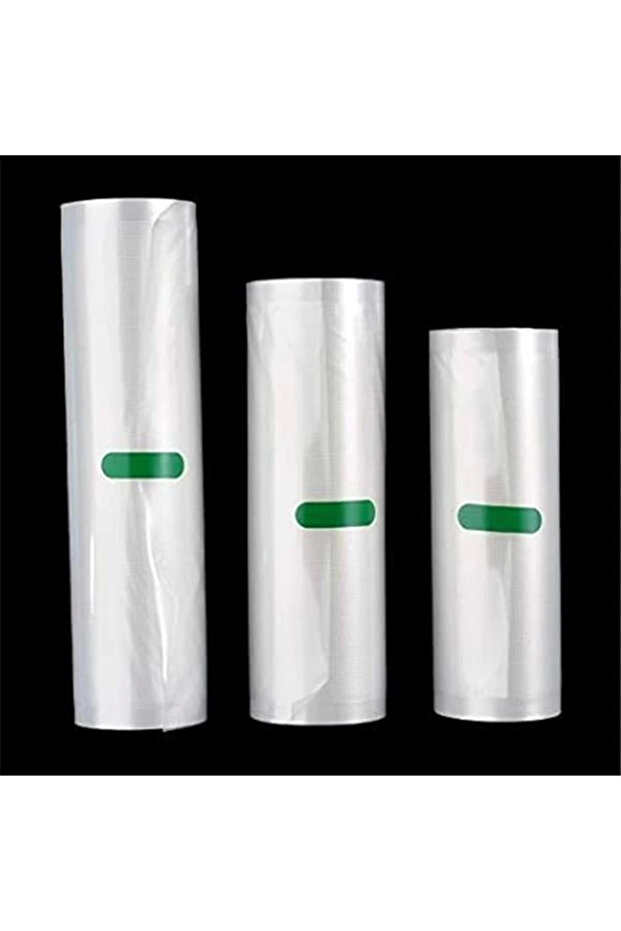 T.M.Q.G 10 Metre Tırtıklı Rulo Vakum Poşeti Torbası (SEÇENEKLİ) (20 cm) - 3