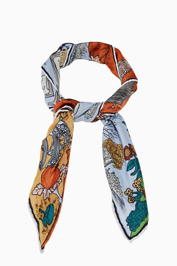 DESENLİ MODAL FULAR BABİL - 4