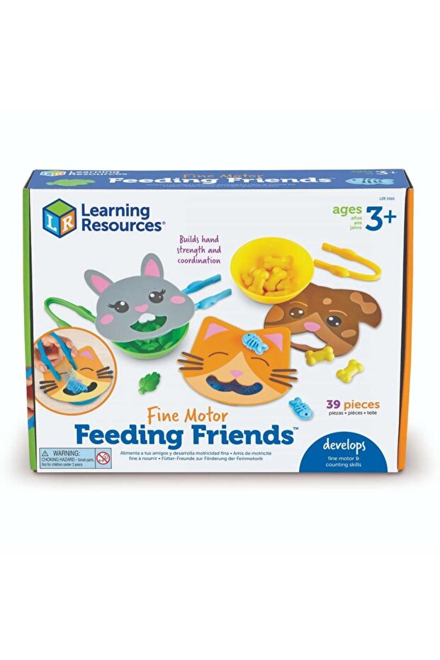 Motor skills & sorting game - Feed the animals