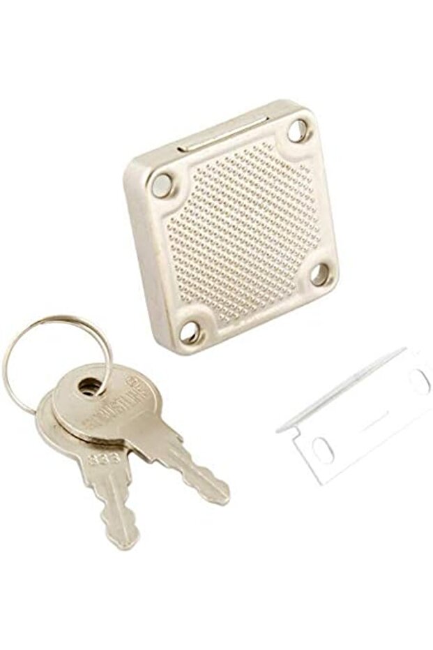 Drawer Lock Single Turn Normal Key | Chrome Plated | 22 mm - 2