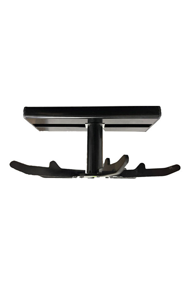 Aluminum Roof Mounted Rotating Hook Black 15 x 5 x 6cm