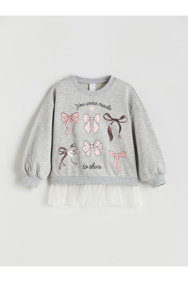 New Season Crew Neck Girl's Sweatshirt