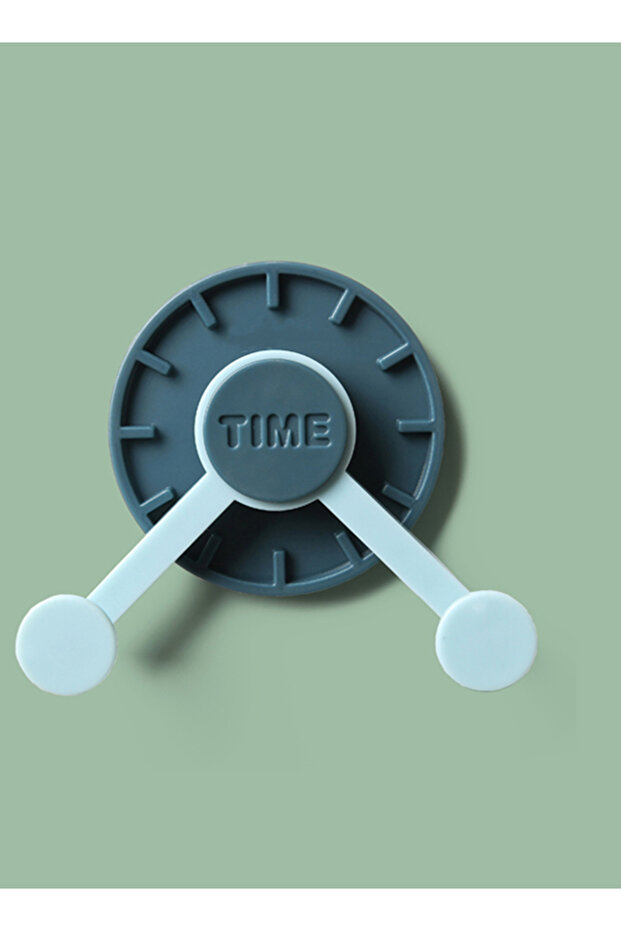 Multi Purpose Creative Clock Hook Dark Blue 5x7.3cm - 1
