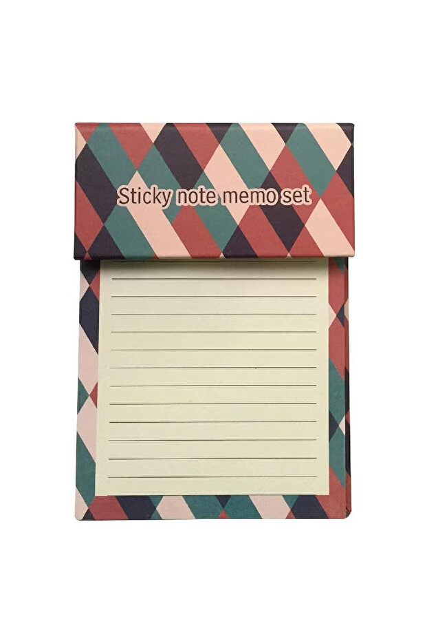 Trendy Self Stick Notes Printed Pattern – 150 Notes Pack - 1