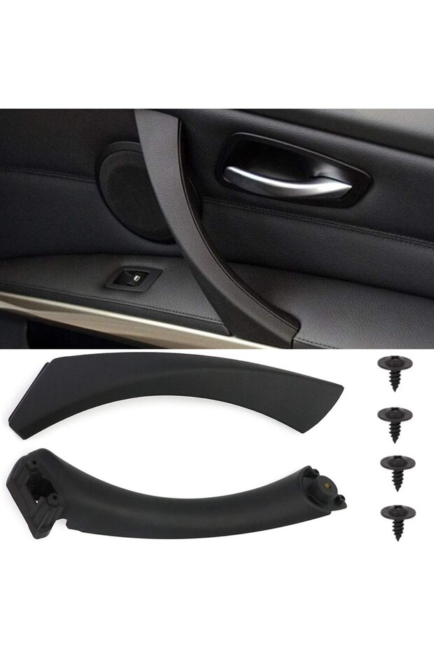 Set 2 mânere uși BMW E90 E91 E92 E93, Negre - 5