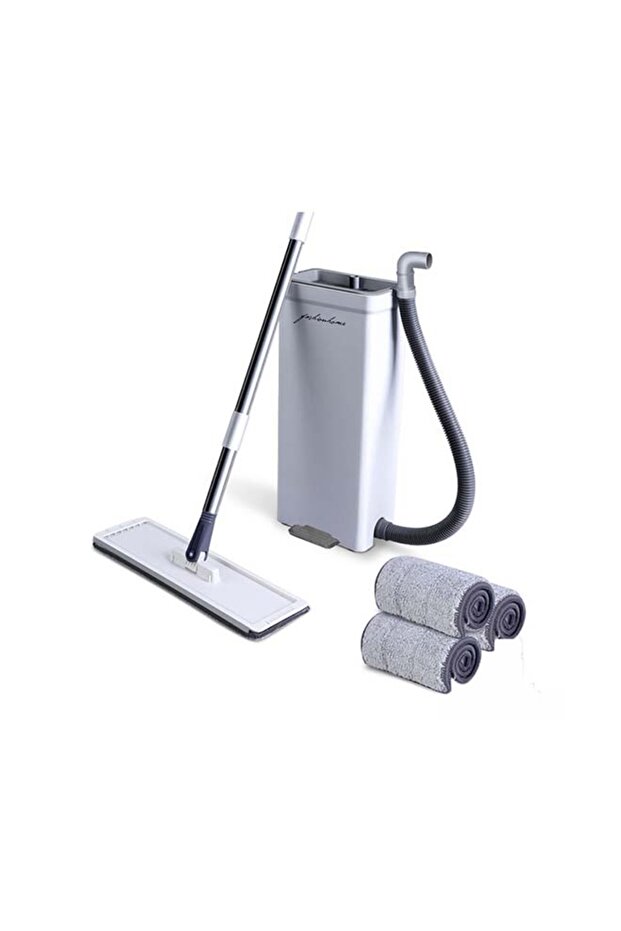 Multi Functional Floor Washing Mop White 19x12.5x35.5cm