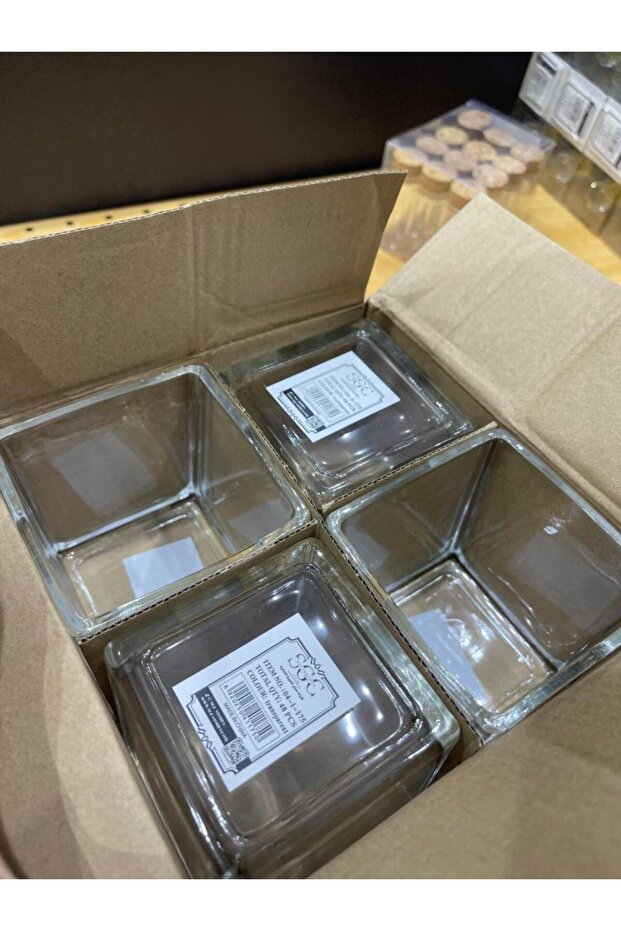 4 مزهريات مربعة - 2