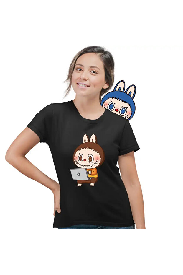 Дамска тениска Labubu Programmer - 2
