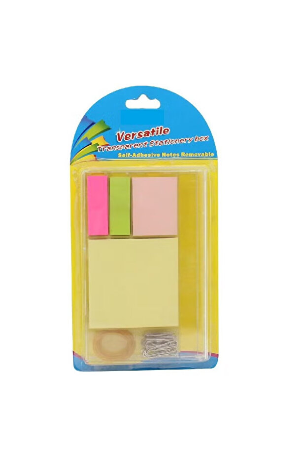 مجموعة متنوعة من أوراق الملاحظات اللاصقة - صندوق الملحقات - 1