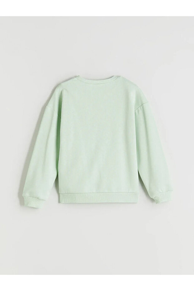 LCW ECOYeşil Bisiklet Yaka Kız Çocuk Pijama Takımı - 4