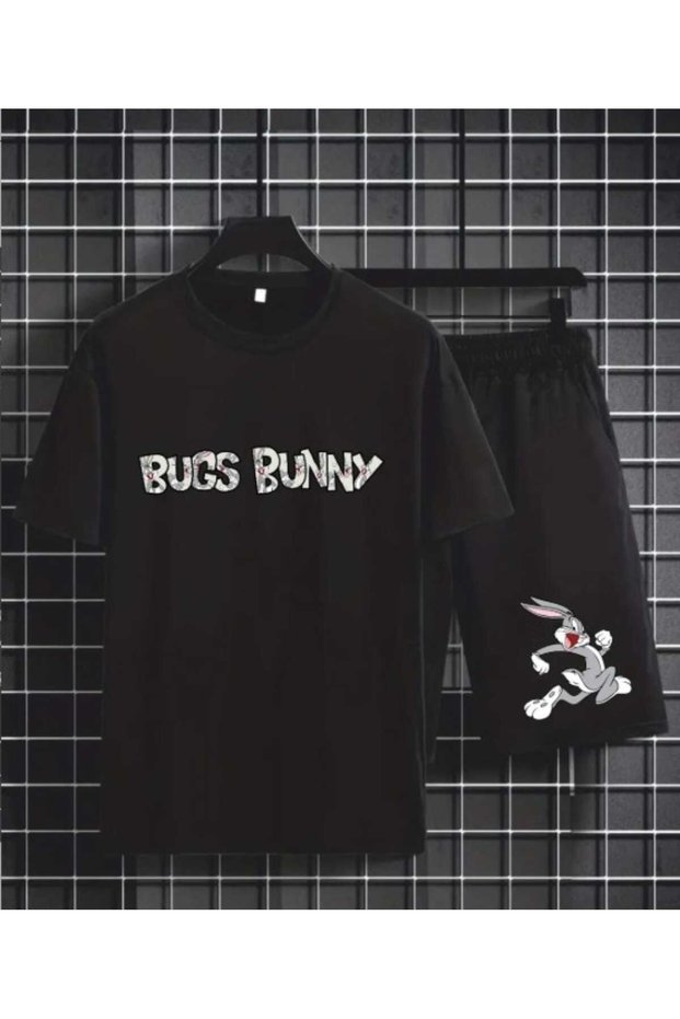 Men / Women T-Shirt Shorts Bugs Bunny Printed
