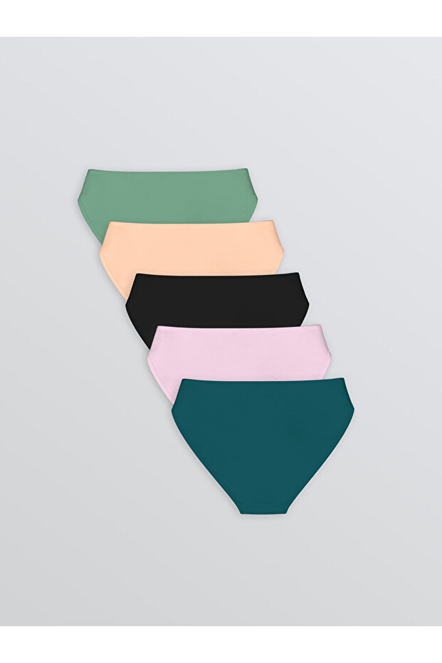 Baskılı Bikini Külot 5'li - 1