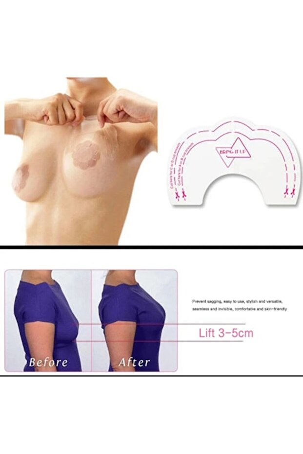 Set Invisible Lifting Patches for Bust Support, Fit, 10 pcs - 3