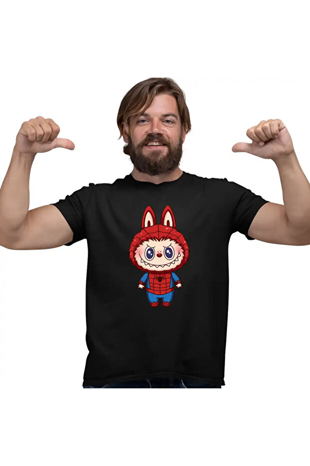 Tricou Barbati Labubu Spiderman - 1