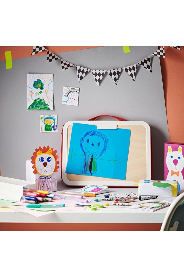 MÅLA Mum boya - çeşitli renkler - 12 adet - 7