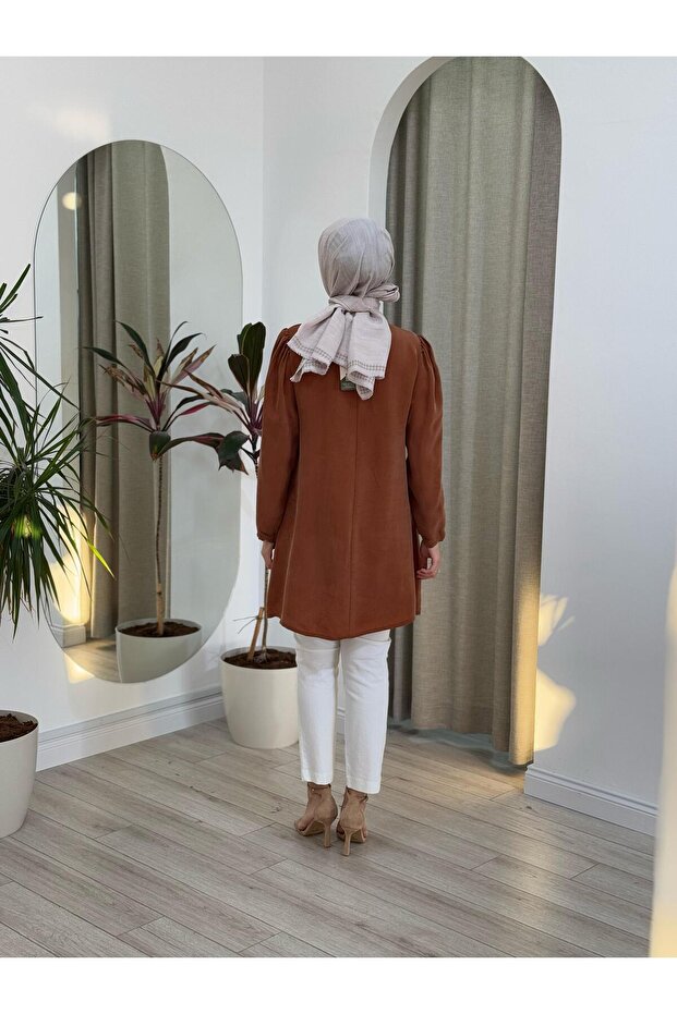 İpek Tunik Bakır 37025 - 5