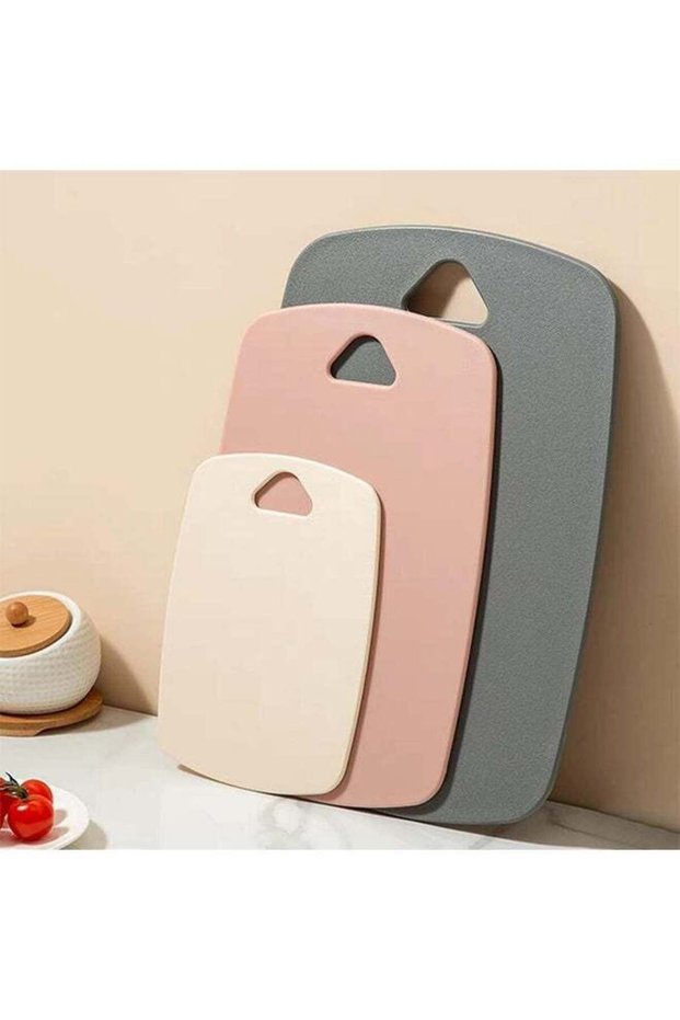 Cutting Board for Kitchen Set of 3, PP Chopping Board,Durable, Non Slip, BPA Free,with Easy Grip Handle,For Meat, Vegetables, Fruits