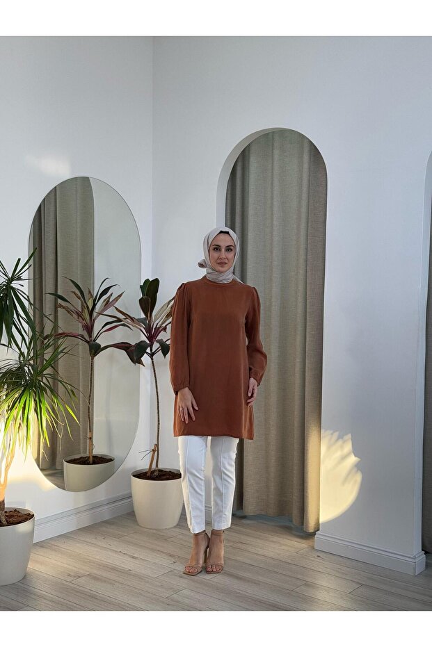 İpek Tunik Bakır 37025 - 3