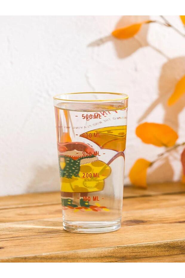 Lcw Printed Glass Cup 550 ml (W5) - 1