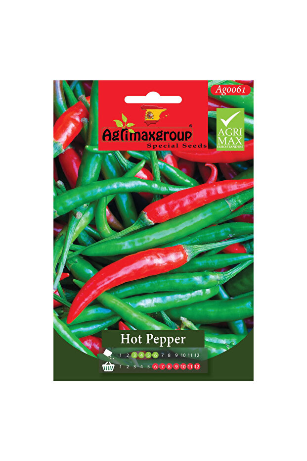 Hot Pepper Premium Quality Seeds (Made in Spain)