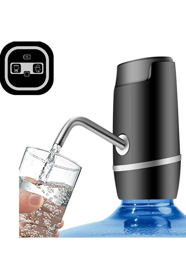 Electric Water Pump Dispenser black 13.5X6cm