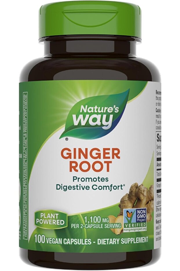 Ginger Root, 1100 mg, 100 Capsules