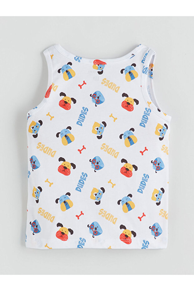 Create Your Style from Uzg Store |   Printed Cotton Boys' Undershirt 2-Pack - 7