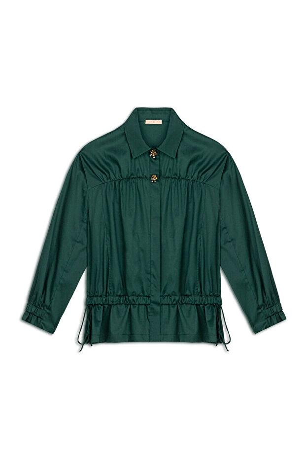 Çift parça görünüm gömlek - 3