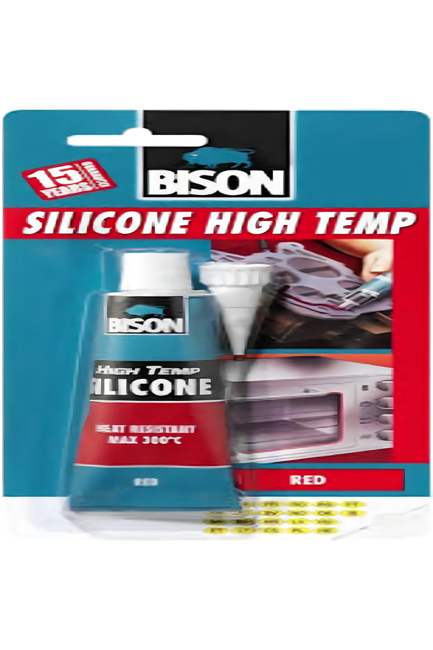 SILICONE HIGH TEMP GLUE RED, 60ML - 1