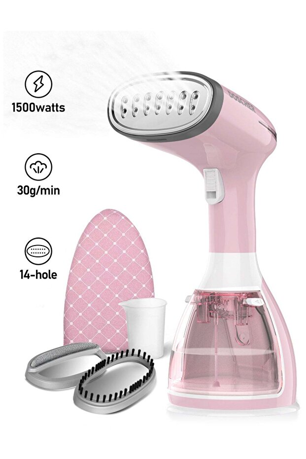 1500W Handheld Garment Steamer for Clothes – Portable Steam Iron 280mL Tank & Powerful Pen