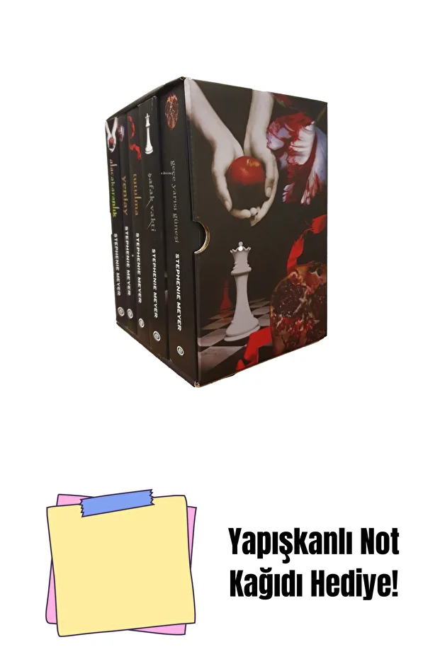 Alacakaranlık Serisi (Karton Kapak) Set 5.Kit. Set + Yapışkanlı Not Kağıdı - 1