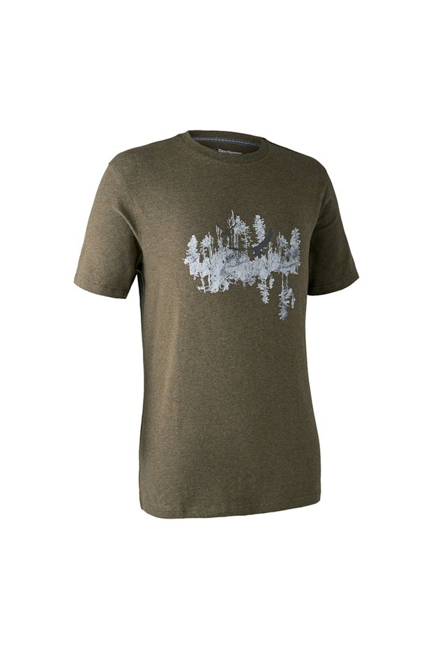 Tricou Deerhunter, culoare cedru