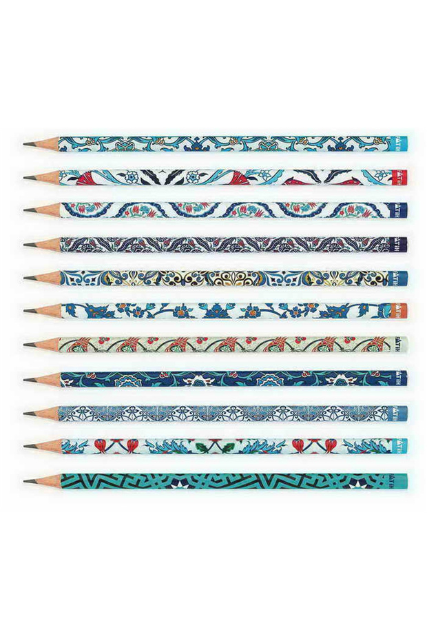 قلم رصاص منقوش بالسيراميك (12 قطعة) - 3