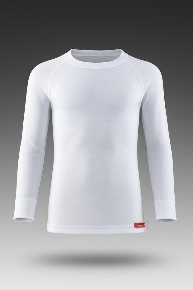 Children's Long White Sleeve Thermal Undershirt 2Nd Level – Winter Heat Protective Underwear New