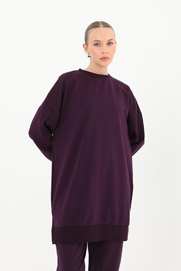 Bisiklet Yaka Basic Araboy Tunik 30644 - 2