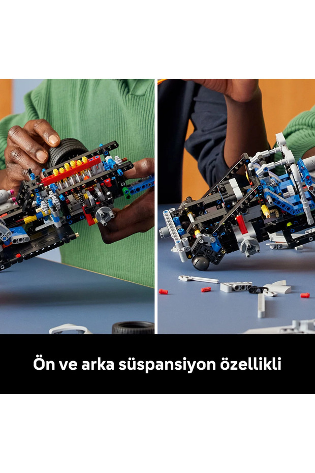 ® Technic™ Daha Hızlı Daha Öfkeli Nissan Skyline GT-R (R34) Araba 42210- 18+ Model Yapım Seti(1410P) - 9