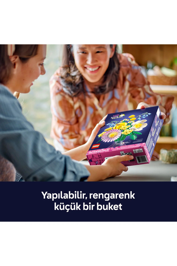 ® Botanicals Küçük Sarı Buket 10347 - 9+ Yapay Çiçekler İçeren Çiçek Buketi Yapım Seti (373 Parça) - 7