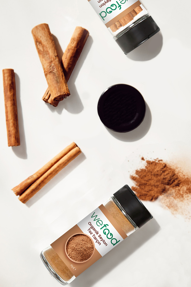 Organik Glütensiz Vegan Katkısız Seylon Tarçın Tozu 45 Gr. - 4