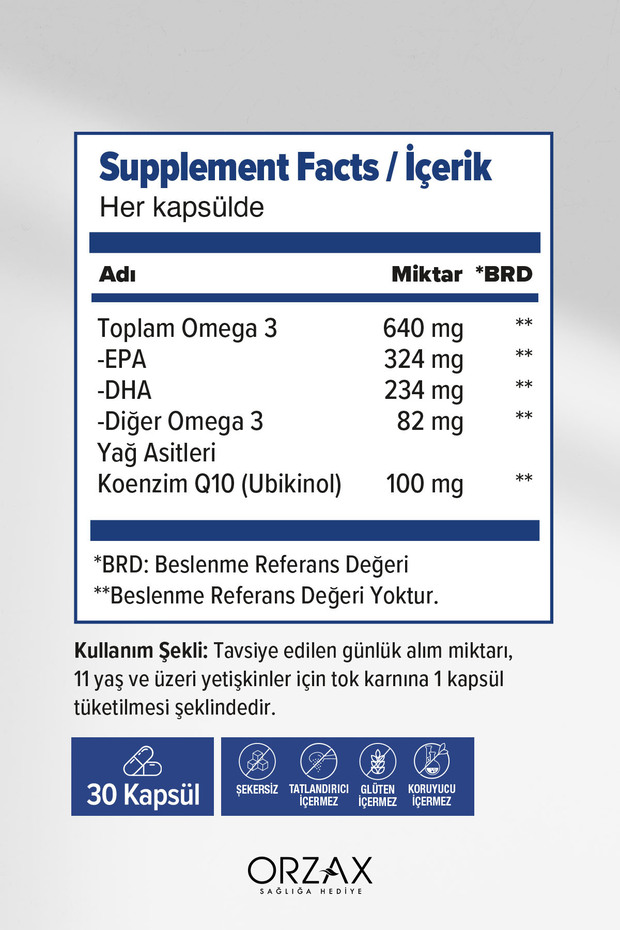 Omega 3 QH 30 Yumusak Kapsul - 2