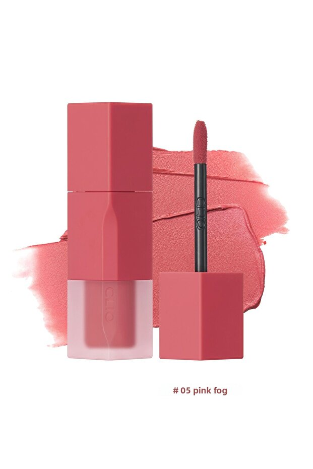 Smooth and Velvety Texture, Natural Look-Providing Tint Clio Chiffon Blur Tint (05 Pink Fog)