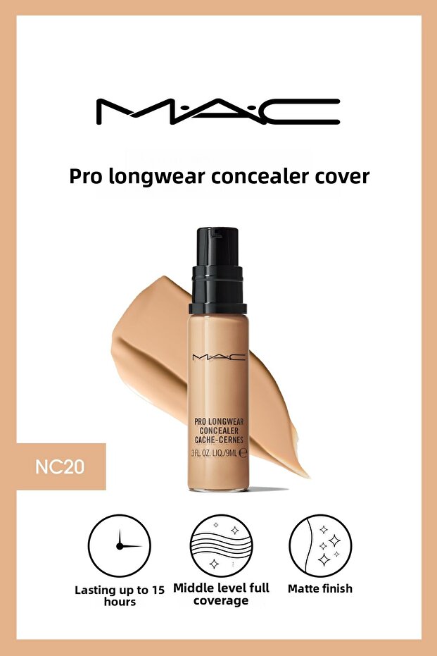 كونسيلر برو لونجوير Nc20 - 9 مل كونسيلر تحت العين مع إغلاق متوسط، يدوم حتى 15 ساعة - 1