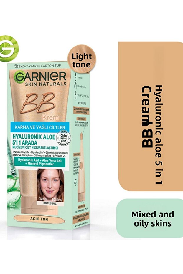 BB creAm HyAluronic Aloe 5 in 1 MirAculous Perfecting SPF25 - Light Tone