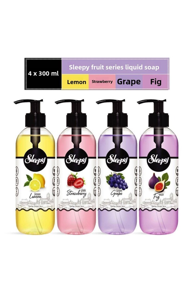 Fruit Series Liquid Soap 4-Piece Advantage Pack 4×300 Ml