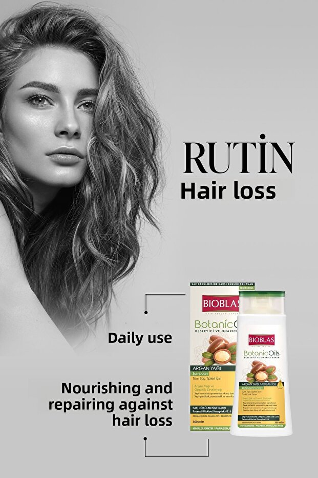 Argan Shampoo - Botanical Shoulder 360 Ml - 5