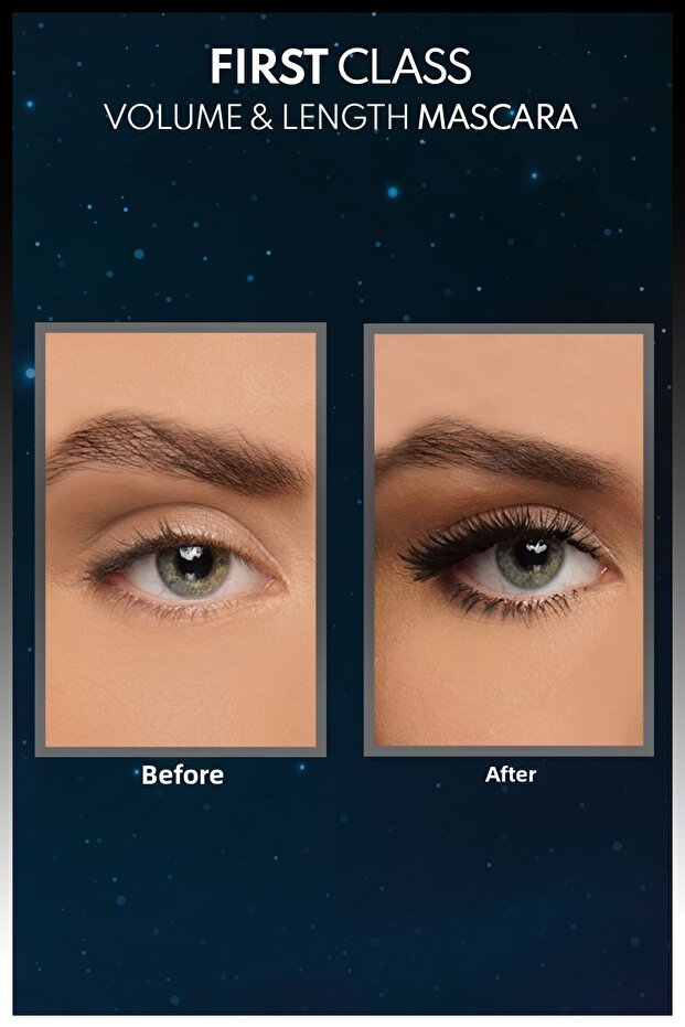 First Class Volume and Lengthening Mascara - Black - 5